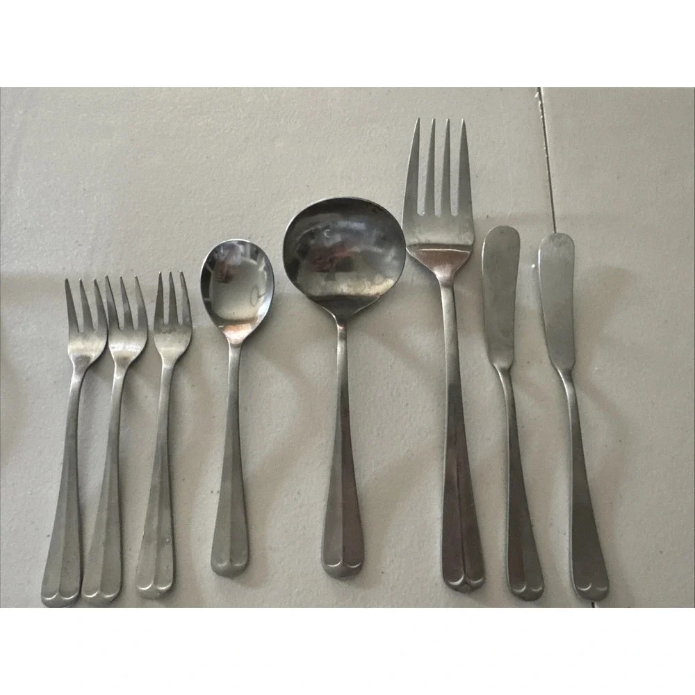 Wellesley Stainless by F B Rogers Korea 8 Piece‎ Serving Set